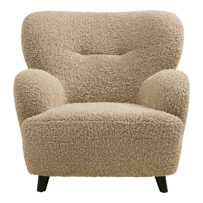 Lunaro loungestol, lysebrun