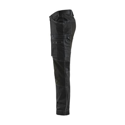 Blåkläder 1459 service buks denim med stretch, sort