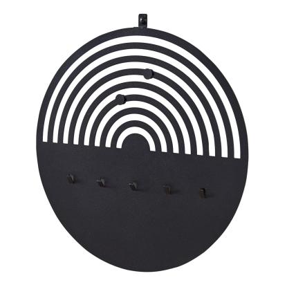 Millex rund memotavle til akustikpaneler, mat sort, Ø30 cm