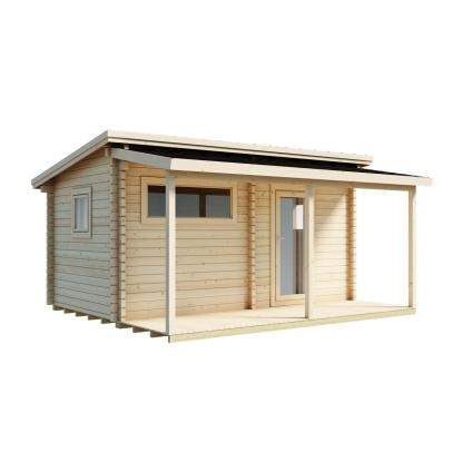 Luoman Lillevilla Haapana sauna med omklædningsrum og overdækket terrasse - 13,2 + 7,4 m²