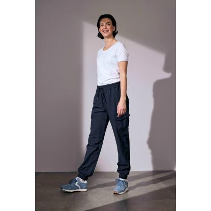 ID 0914 Cargo stretch buks, unisex, navy