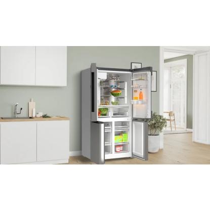 Bosch KFI96APEA fritstående amerikanerkøleskab, 375 + 199 liter