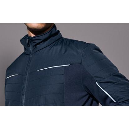 ID 0780 Zip-n-Mix hybridjakke, navy