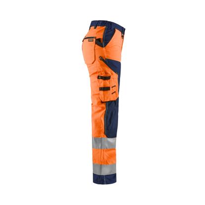 Blåkläder 7155 dame high vis buks, hi-vis orange/marineblå