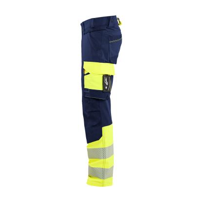 Blåkläder 1126 high vis buks 4-vejs stretch, marineblå/hi-vis gul