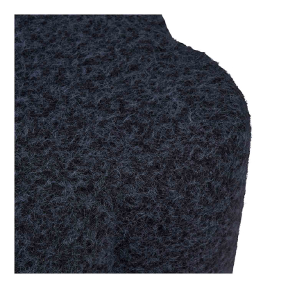Durban puf, blå, Ø42 cm