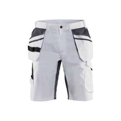 Blåkläder 1099 shorts med stretch, hvid/mørk grå