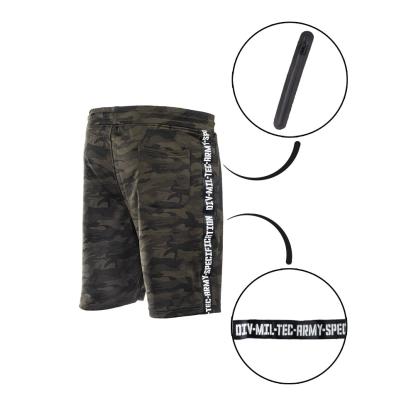 Mil-Tec træningsshorts, woodland camo 
