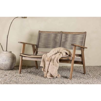Venture Design Little John 2 personers sofa, brun