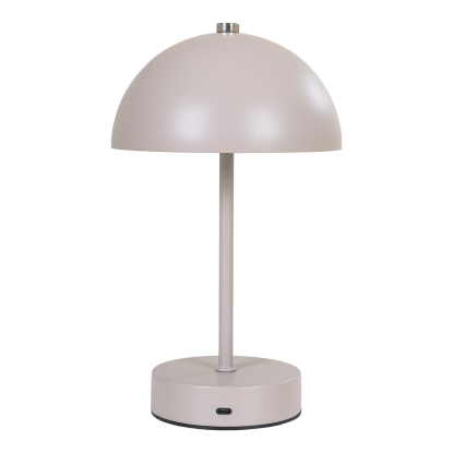 Holt LED bordlampe, genopladelig, H25 cm, sand
