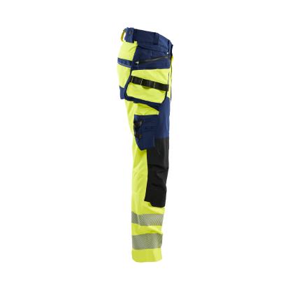 Blåkläder 1122 high vis buks 4-vejs stretch, hi-vis gul/marineblå