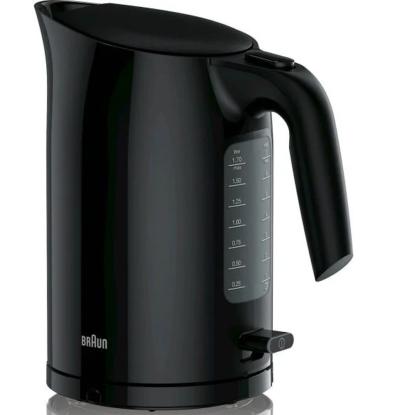 Braun WK3100BK elkedel, 2200W, sort - 1,7 liter