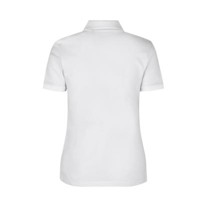 ID 0587 poloshirt, økologisk, dame, hvid
