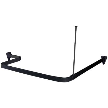 Habo flex forhængsskinne, sort, 3 x 1 meter