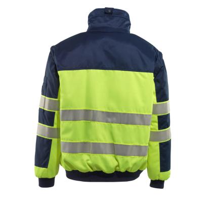 MASCOT SAFE IMAGE Livigno pilotjakke, hi-vis gul/marine