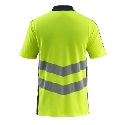 MASCOT SAFE SUPREME Murton poloshirt, hi-vis gul/mørk marine