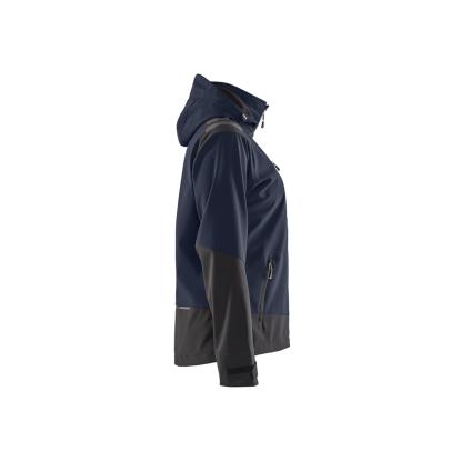 Blåkläder 4719 dame softshell jakke, mørk marineblå/sort