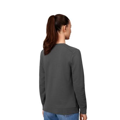 ID PRO Wear CARE 0381 sweatshirt, ubørstet, dame, silver grey