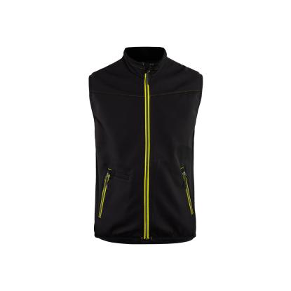 Blåkläder 3850 softshell vest, sort/hi-vis gul