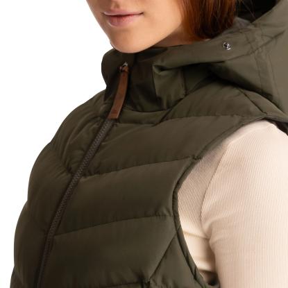 Trespass AUDREY GILET lang vest, dame, grøn