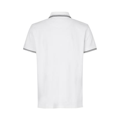 ID 0522 Kontrast poloshirt med stretch, hvid