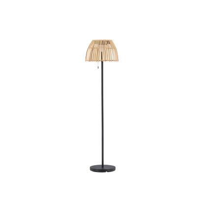 Venture Design Mabis gulvlampe, bambus, sort/natur, 150 cm