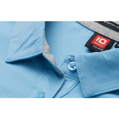 ID 0535 Business poloshirt, jersey, dame, lys blå