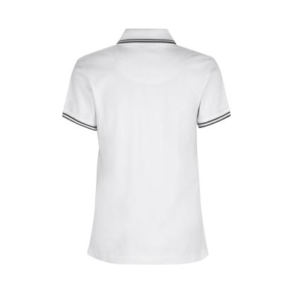 ID 0523 Kontrast poloshirt med stretch, dame, hvid