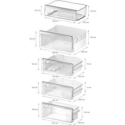 Bosch KIN96VFD0 integrerbart kølefryseskab, 215 + 75 liter