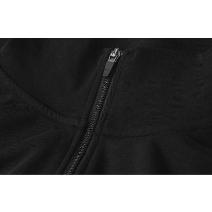 ID 0603 sweatshirt med lynlås, sort
