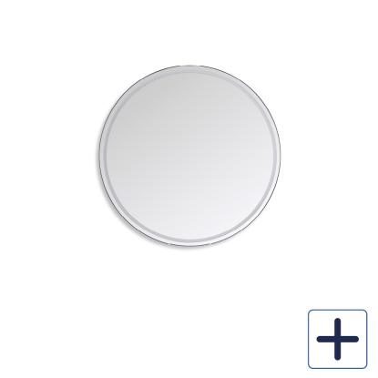 Houco Salma basic LED-spejl med sort ramme, front-belysning, 20W