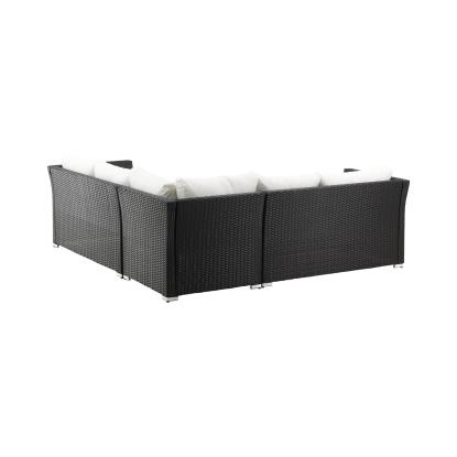 Venture Design Haiti hjørnesofasæt, sort/hvid