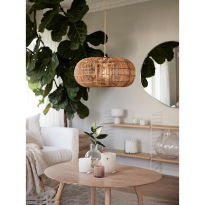 PR Home Zuri pendel, E27, Ø51 cm, natur