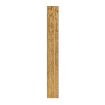I-Wood Basic 3-lamel akustikpanel, brun olieret, brun filt og sort kerne, egefiner, 17 x 300 mm 