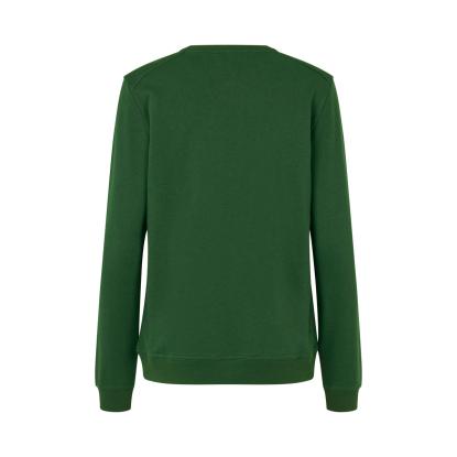 ID PRO Wear CARE 0381 sweatshirt, ubørstet, dame, flaskegrøn