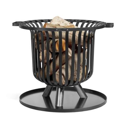 Cook King bundplade til bålsted, stål, sort, Ø60 cm