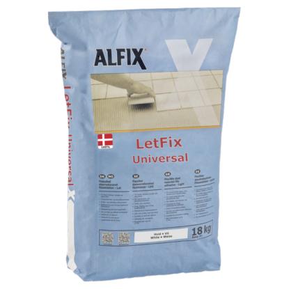 Alfix LetFix Universal fliseklæber, hvid - 18 kg