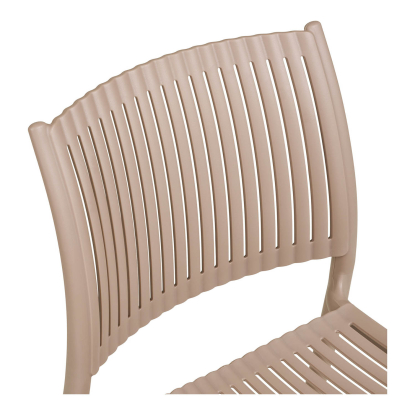 Manzano stabelbar havestol, taupe