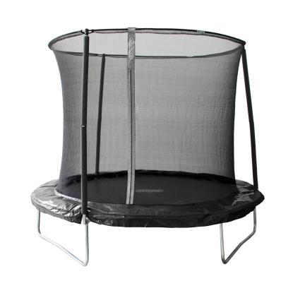 TP Toys trampolin med sikkerhedsnet, sort, Ø244 cm