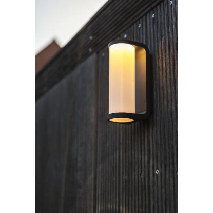 LUTEC ADALYN udendørs LED væglampe, H20 cm, IP44, mørk grå