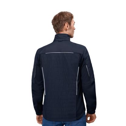 ID 0780 Zip-n-Mix hybridjakke, navy