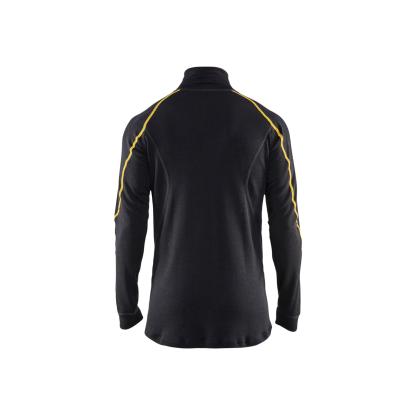 Blåkläder 4796 flammehæmmende undertrøje half zip inherent, sort