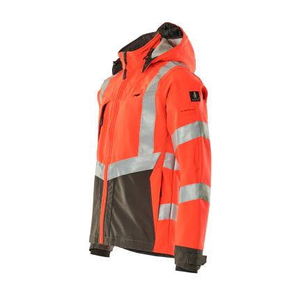 MASCOT SAFE SUPREME Blackpool softshell jakke, hi-vis rød/mørk antracit