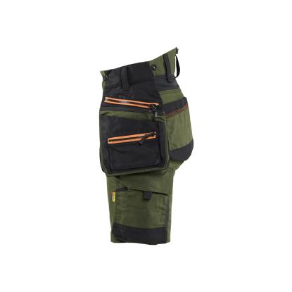 Blåkläder 7175 striker dame håndværker shorts stretch, skovgrøn/rust