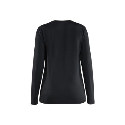 Blåkläder 3427 dame UV t-shirt lang ærme, sort