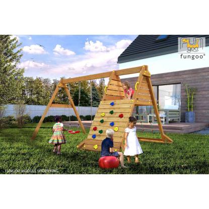 Fungoo Spider Red King gynge/klatrestativ, 364 x 252 x 210 cm