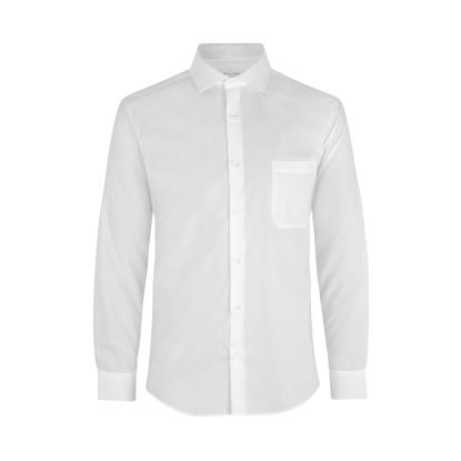 Seven Seas SS7 Poplin skjorte, modern, hvid