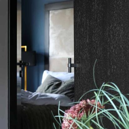 Beslag Design T Helix knop, mat sort