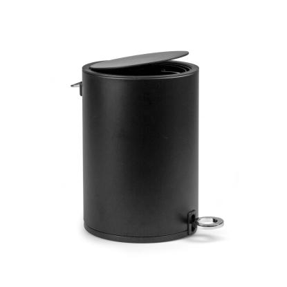 Habo Blossom pedalspand, sort - 3 liter
