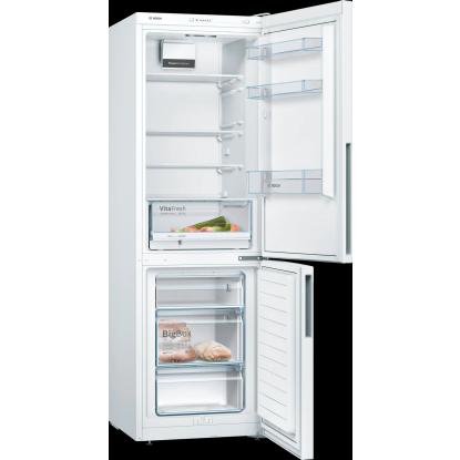 Bosch KGV362WEAS fritstående kølefryseskab, 214 + 94 liter